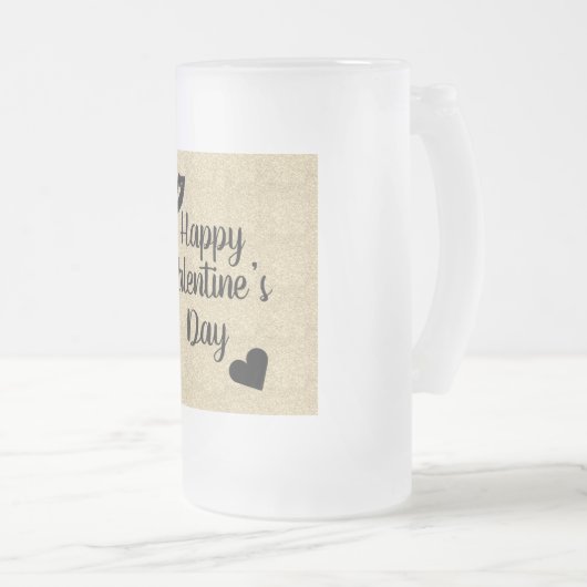 Stijlvolle mok van Valentijn op dag van het glas (Voorkant rechts)