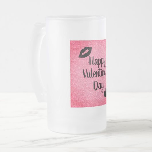 Stijlvolle mok van  Valentijn op dag van het glas (Voorkant links)