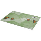 Stijlvolle Monarch Butterflies genaamd Green Snijplank (Hoek)