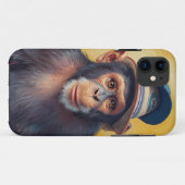 Stijlvolle Monkey Portrait Mobile Hoesje (Achterkant (horizontaal))