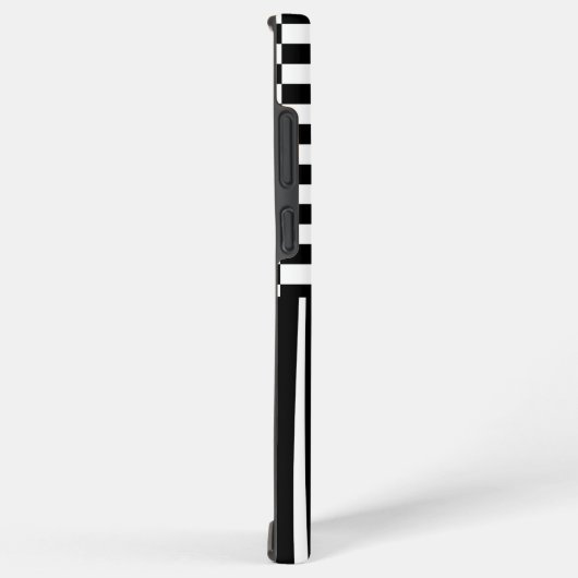 Stijlvolle monogram check en strepen samsung galaxy hoesje (Rechterkant)