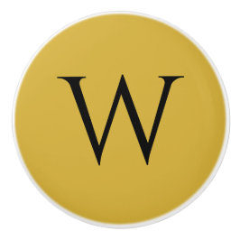 Stijlvolle Monogram M Gouden Keramische Meubelknop Knop