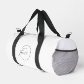 Stijlvolle Monogram Minimalistische Duffle Bag Plunjezak (Rechterhoek)