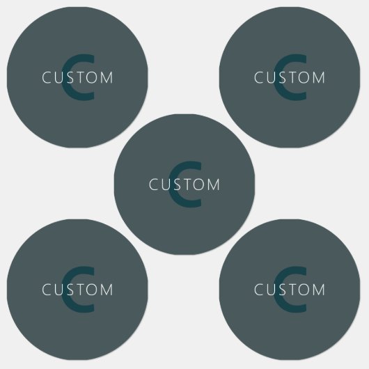 Stijlvolle  Monogram Sjabloon Labels (Groep)