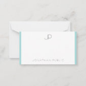 Stijlvolle monogram Sjabloon Minimalistisch legant (Voorkant)