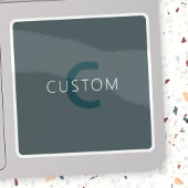 Stijlvolle Monogram Sjabloon Sticker