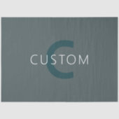 Stijlvolle Monogram Sjabloon Tissuepapier (Voorkant)