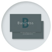 Stijlvolle  Monogram Sjabloon Visitekaartje