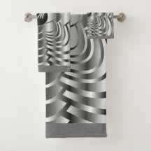 Stijlvolle monogrammed-schaduwen van grijze geomet