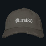 Stijlvolle monogrammen geborduurde pet<br><div class="desc">Stijlvol monogrammed geborduurd baseball pet.</div>