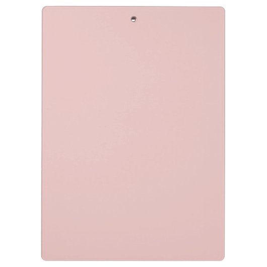 Stijlvolle Monogramnaam Professionele Blush Pink Klembord (Achterkant)