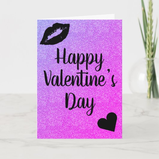 Stijlvolle mooie Valentijnsdag kaart (Voorkant)