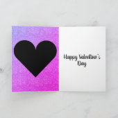 Stijlvolle mooie Valentijnsdag kaart (Binnen)