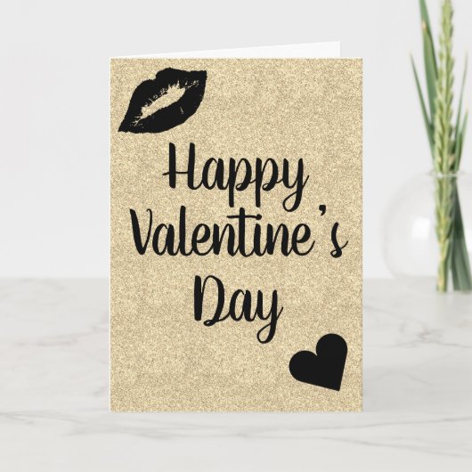 Stijlvolle mooie Valentijnsdag kaart (Voorkant)