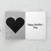 Stijlvolle mooie Valentijnskaart Kaart (Binnen)