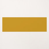 Stijlvolle mosterd geel effen aangepaste naam yogamat (Achterkant (horizontaal))