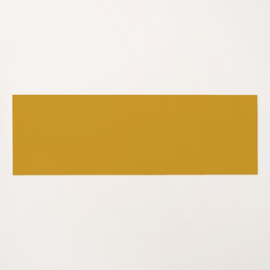 Stijlvolle mosterd geel effen aangepaste naam yogamat (Achterkant (horizontaal))