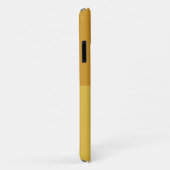 Stijlvolle mosterd geel geometrisch modern monogra Case-Mate iPhone case (Achterkant/rechts)