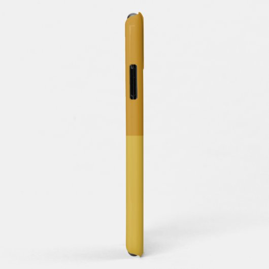 Stijlvolle mosterd geel geometrisch modern monogra Case-Mate iPhone case (Achterkant/rechts)