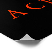 Stijlvolle Motivatie Poster van de Wolf (Hoek)