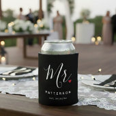 Stijlvolle Mr Custom Last Name & Date Wedding Blikjeskoeler