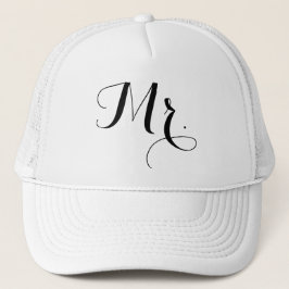 Stijlvolle Mr. Text Pet – Groom Trucker Pet Gift