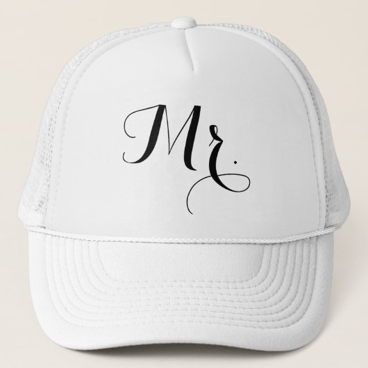 Stijlvolle Mr. Text Pet – Groom Trucker Pet Gift (Voorkant)