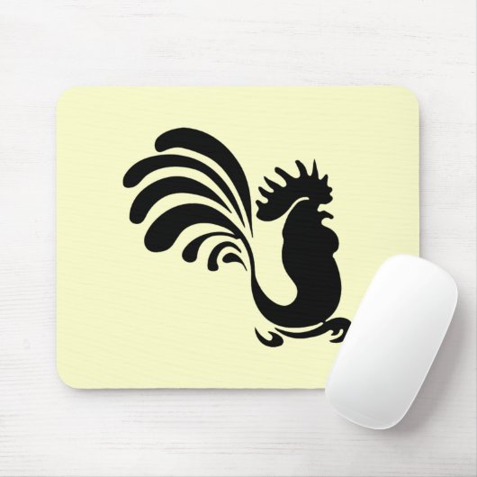 Stijlvolle Muismat van de Rooster (Met muis)
