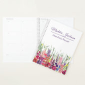 Stijlvolle multiflorale druppel met naamaanpassing planner (Display)
