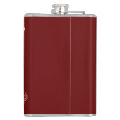 Stijlvolle Muzieknoten Trendy Cool Gift Personaliz Heupfles (Achterkant)