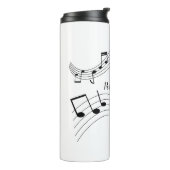 Stijlvolle Muzieknoten Trendy Cool Travel Cft Thermosbeker (Gedraaid links)