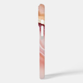 Stijlvolle naam roze goud agaat marmer Case-Mate iPhone case (Achterkant / Links)