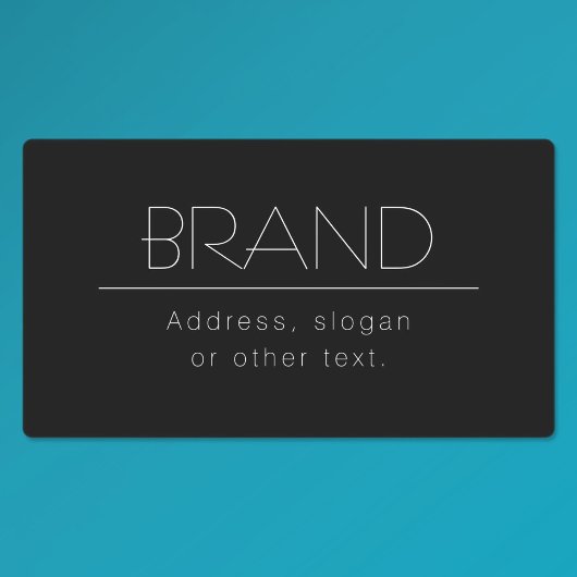 Stijlvolle naam & slogan of andere tekst labels