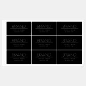 Stijlvolle naam & slogan of andere tekst labels (Vel)