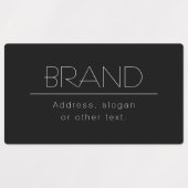 Stijlvolle naam & slogan of andere tekst labels (Design 1)