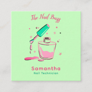 Stijlvolle Nail Technician Visitekaartje Set