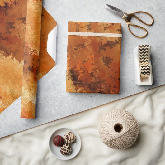 Stijlvolle namaak wortelnoten fineer cadeaupapier (Crafts)