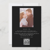 Stijlvolle NAMEN | Aangepast foto opslaan Datum Save The Date (Achterkant)