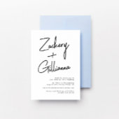 Stijlvolle NAMEN | Modern Black & White Wedding In Kaart