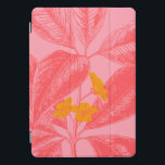 Stijlvolle Natuur met botanische lef in roze en ro iPad Pro Cover<br><div class="desc">Bescherm uw iPad in stijl met deze roze en rode botanische doos van de tekentelefoon.</div>