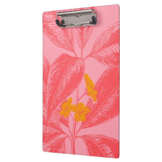 Stijlvolle Natuur met botanische lef in roze en ro Klembord (Links)