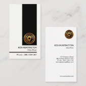 Stijlvolle Neat Clean Modern Minimalist Chauffeur Visitekaartje (Voorkant / Achterkant)