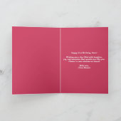 Stijlvolle Neon Pink Glowing Balloons 21e verjaard Kaart (Binnen)