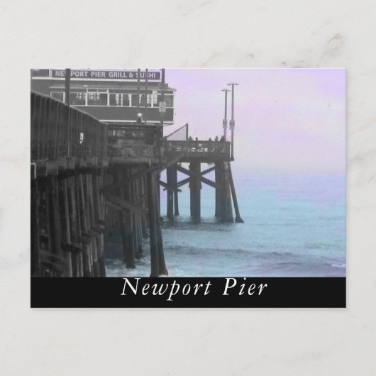 Stijlvolle Newport Pier Briefkaart (Voorkant)