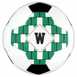Stijlvolle NIGERIA VLAG Monogram Voetbal