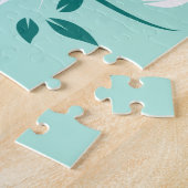 Stijlvolle noot in structuur legpuzzel (Zijkant)