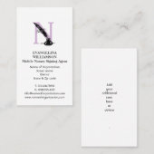 Stijlvolle NOTARISAGENT Custom LOGO Visitekaartje (Voorkant / Achterkant)