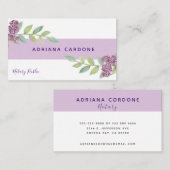 Stijlvolle Notarische openbare Waterverf Visitekaartje (Voorkant / Achterkant)