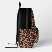 Stijlvolle Oerwoud Safari Leopard Print Rugzak (Links)