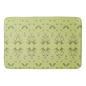 Stijlvolle olijfgroene badmat (Voorkant)